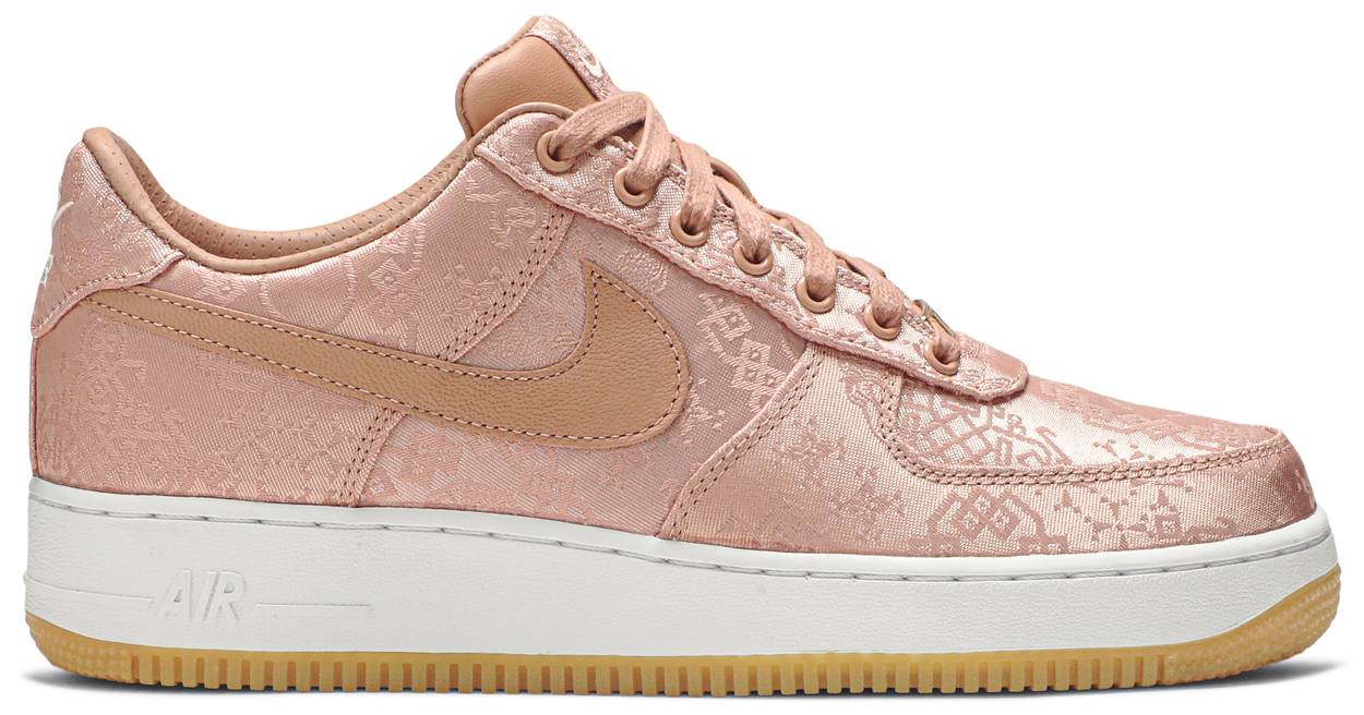 CLOT x Air Force 1 Low Premium 'Rose Gold Silk' - Nike - CJ5290 600