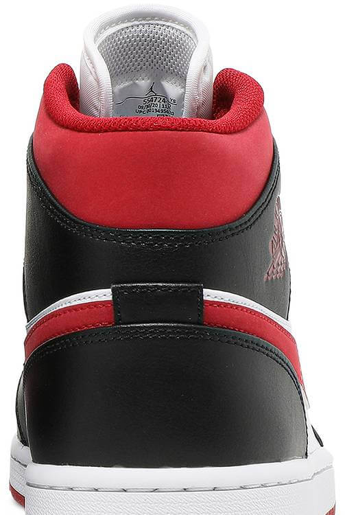 Air Jordan 1 Mid Black Gym Red