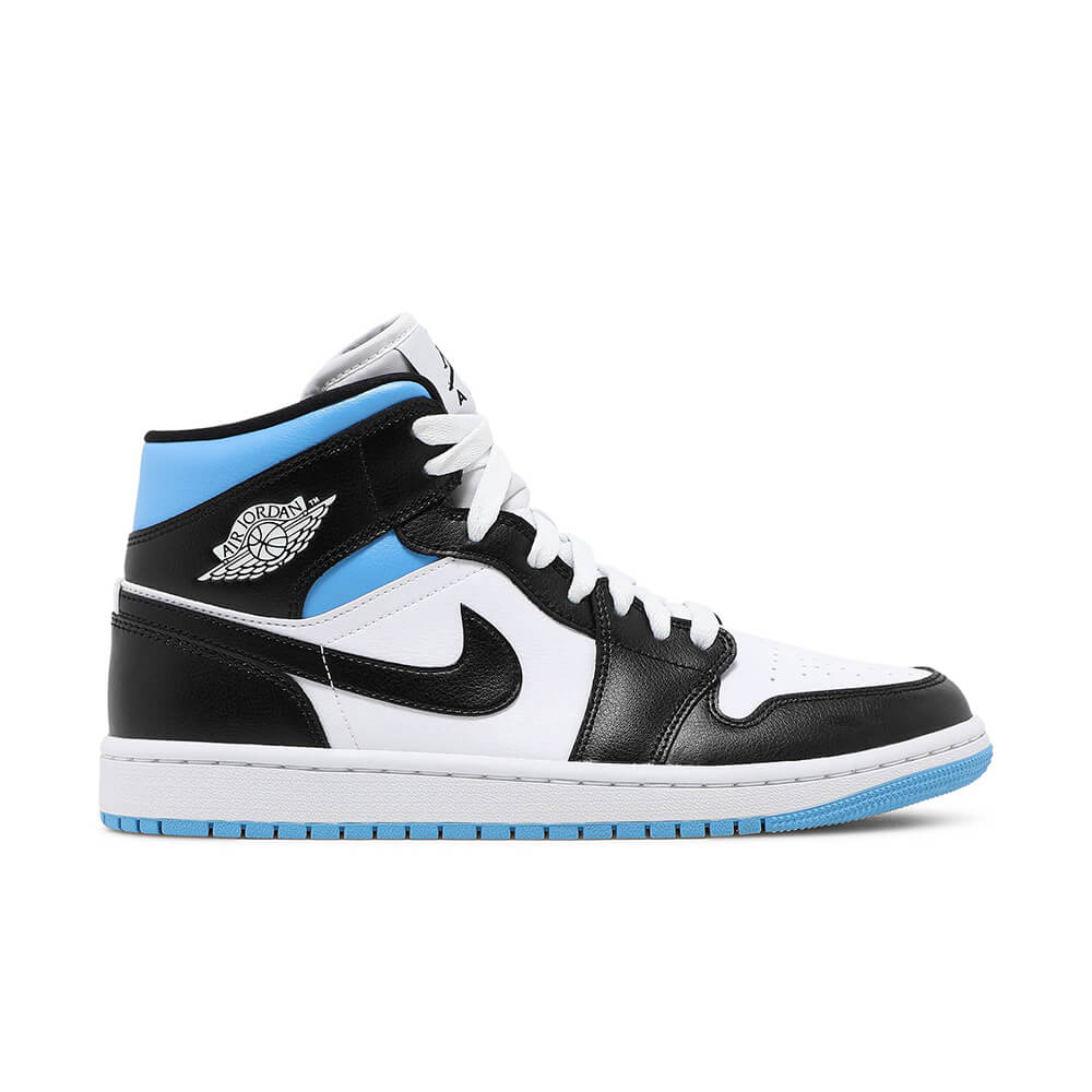 Wmns Air Jordan 1 Mid 'University Blue' - Air Jordans - BQ6472 102