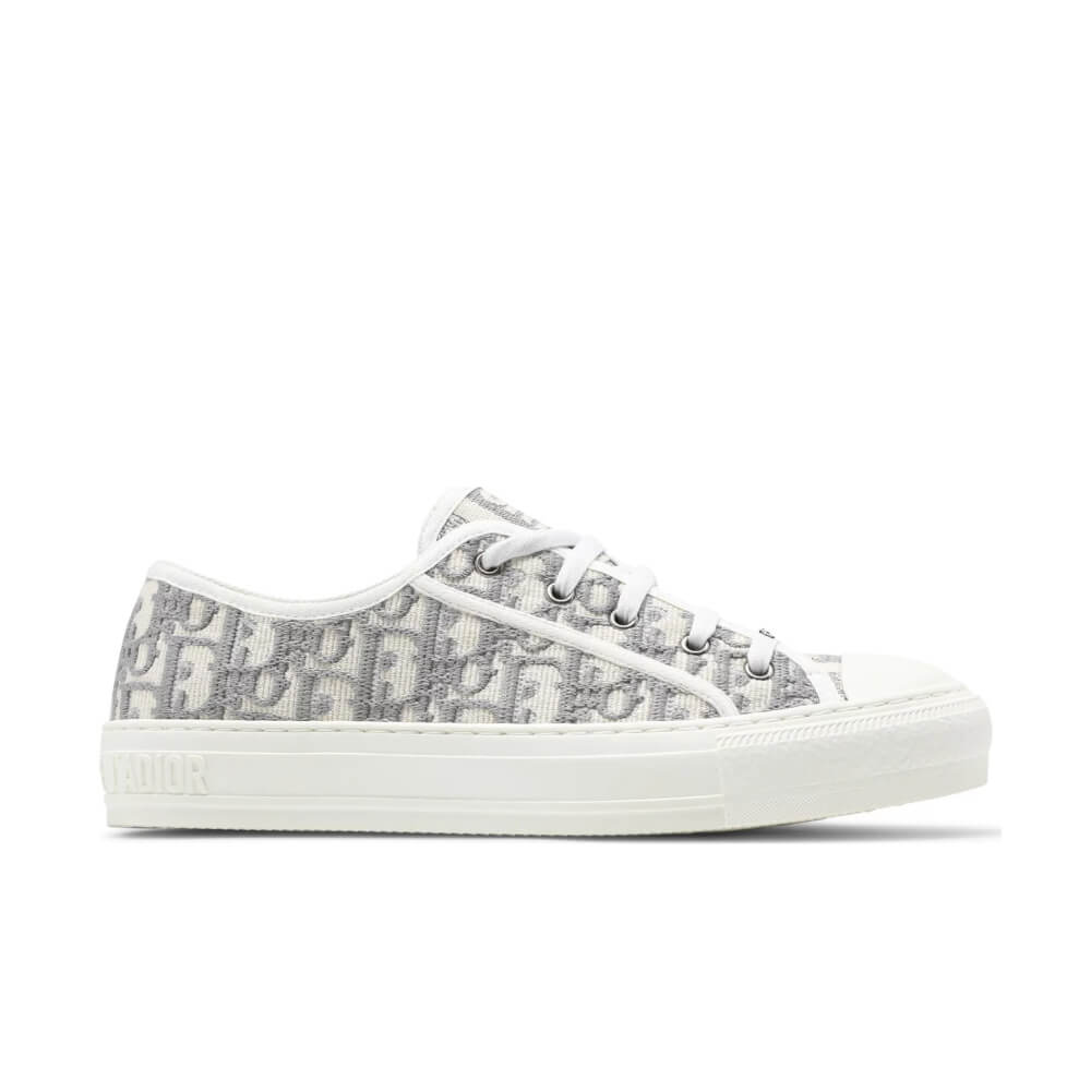 Dior Walk'N'Dior Embroidered Canvas Low 'Grey' - Dior - KCK211OBE S33G