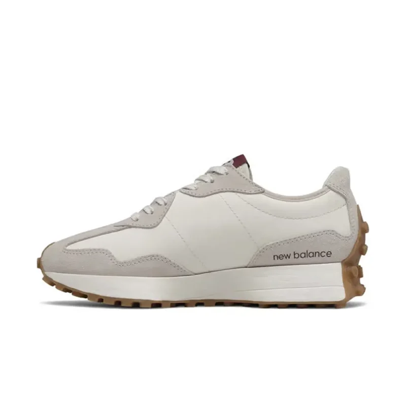 Wmns 327 'White Dark Red'