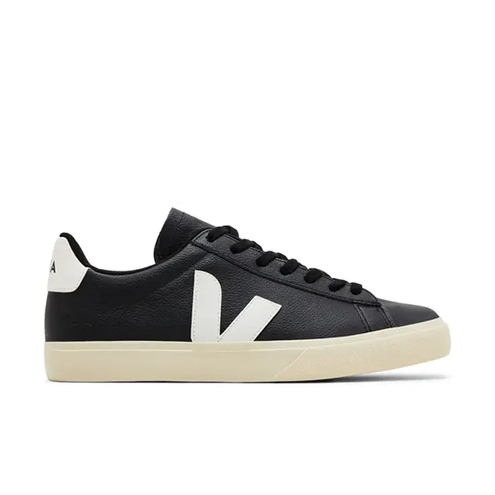 Veja Campo Leather Black White W