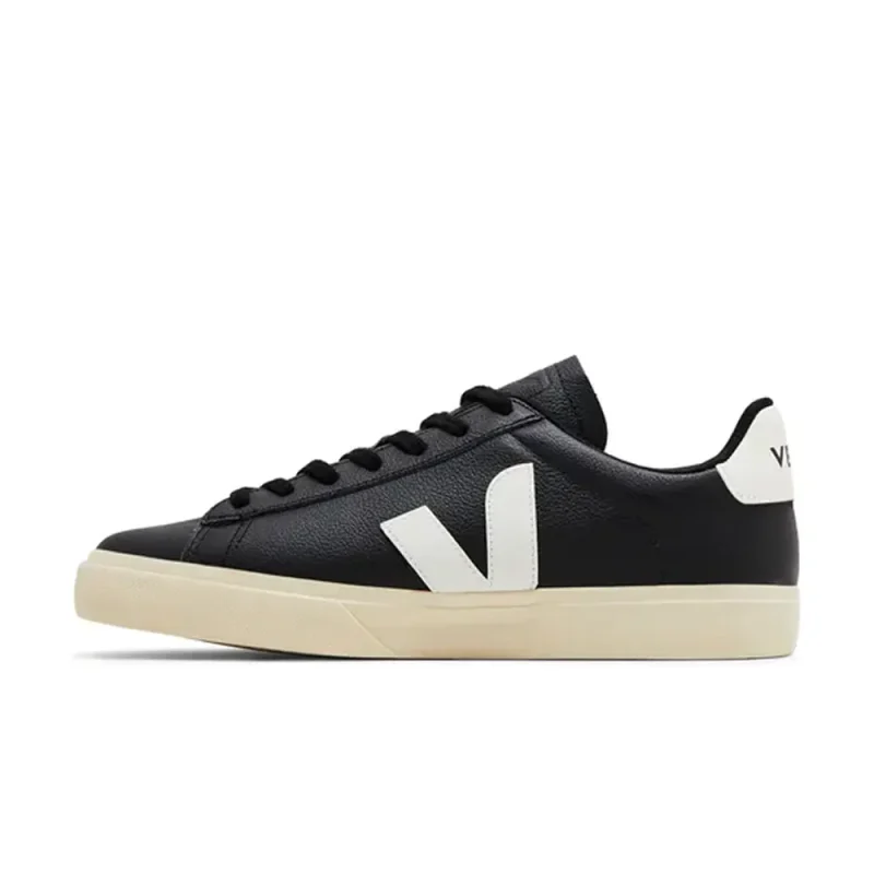 Veja Campo Leather Black White W