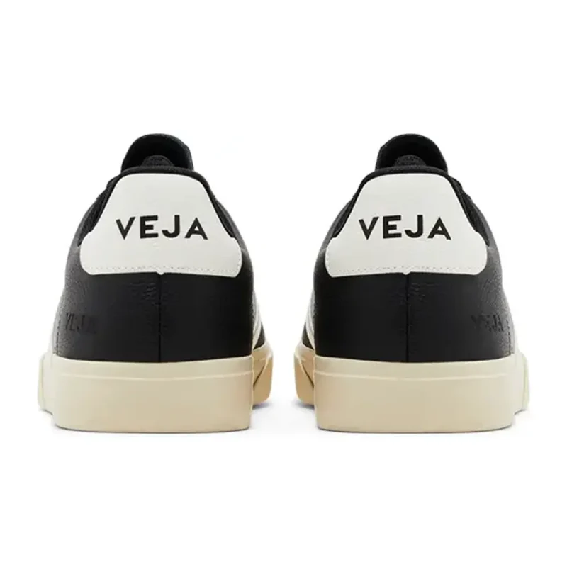 Veja Campo Leather Black White W