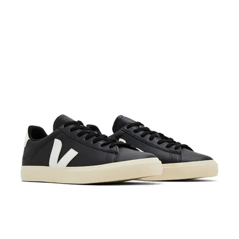 Veja Campo Leather Black White W