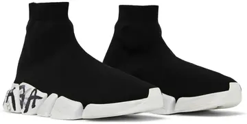 Balenciaga Speed 2.0 Sneaker ‘Worn-Out Graffiti – Black’