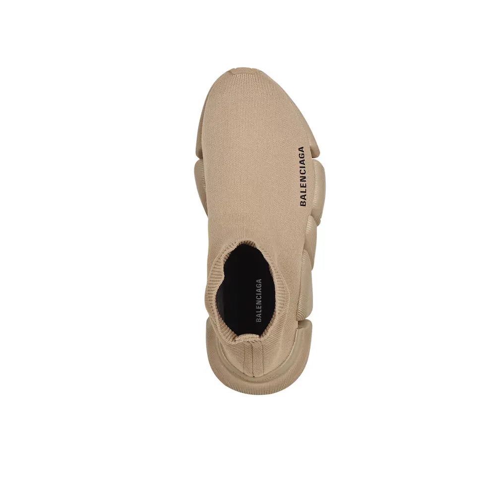 حذاء رياضي Balenciaga Speed ​​”Clear Sole – Beige”