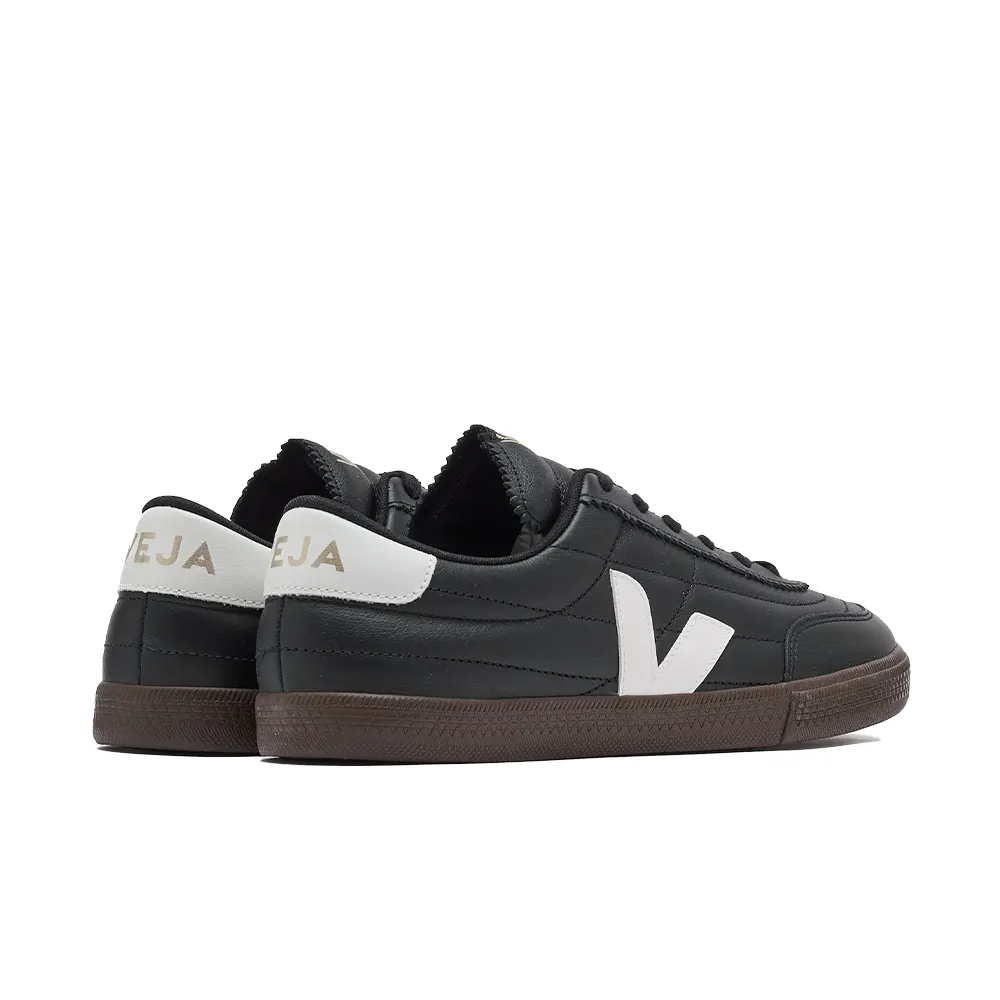 Veja Panenka Leather Black White