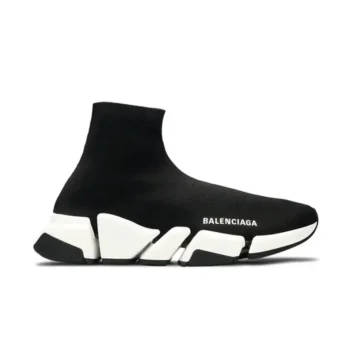Balenciaga Speed 2 Trainer Knit 'Black White'