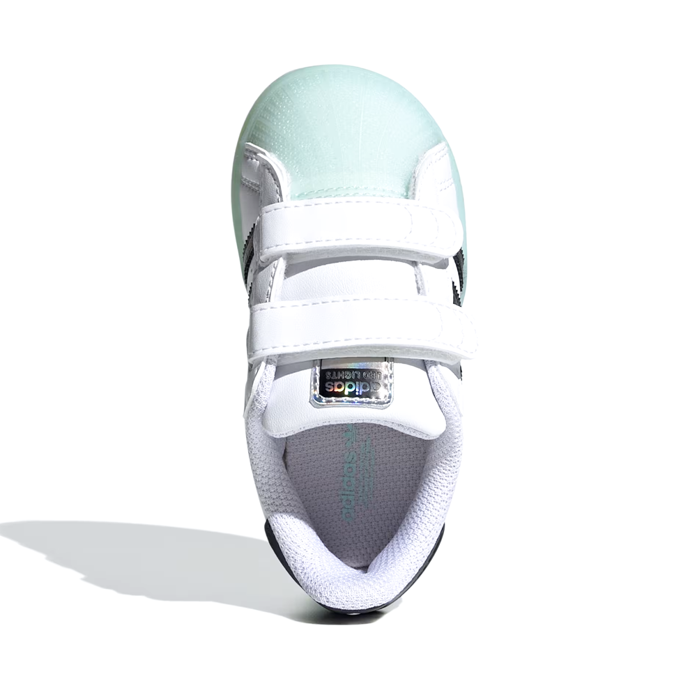 Adidas Superstar CF I ‘LED Lights – White Semi Flash Aqua’