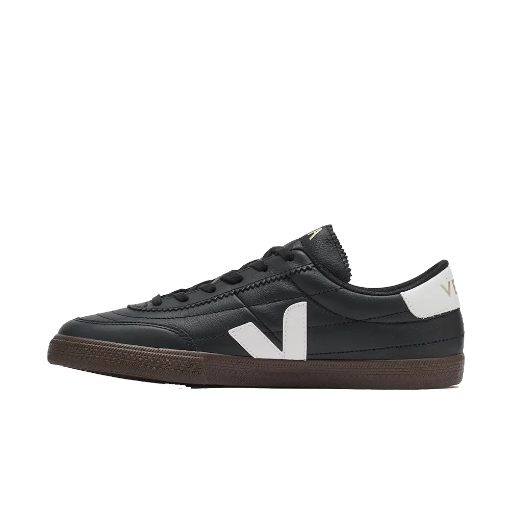 Veja Panenka Leather Black White
