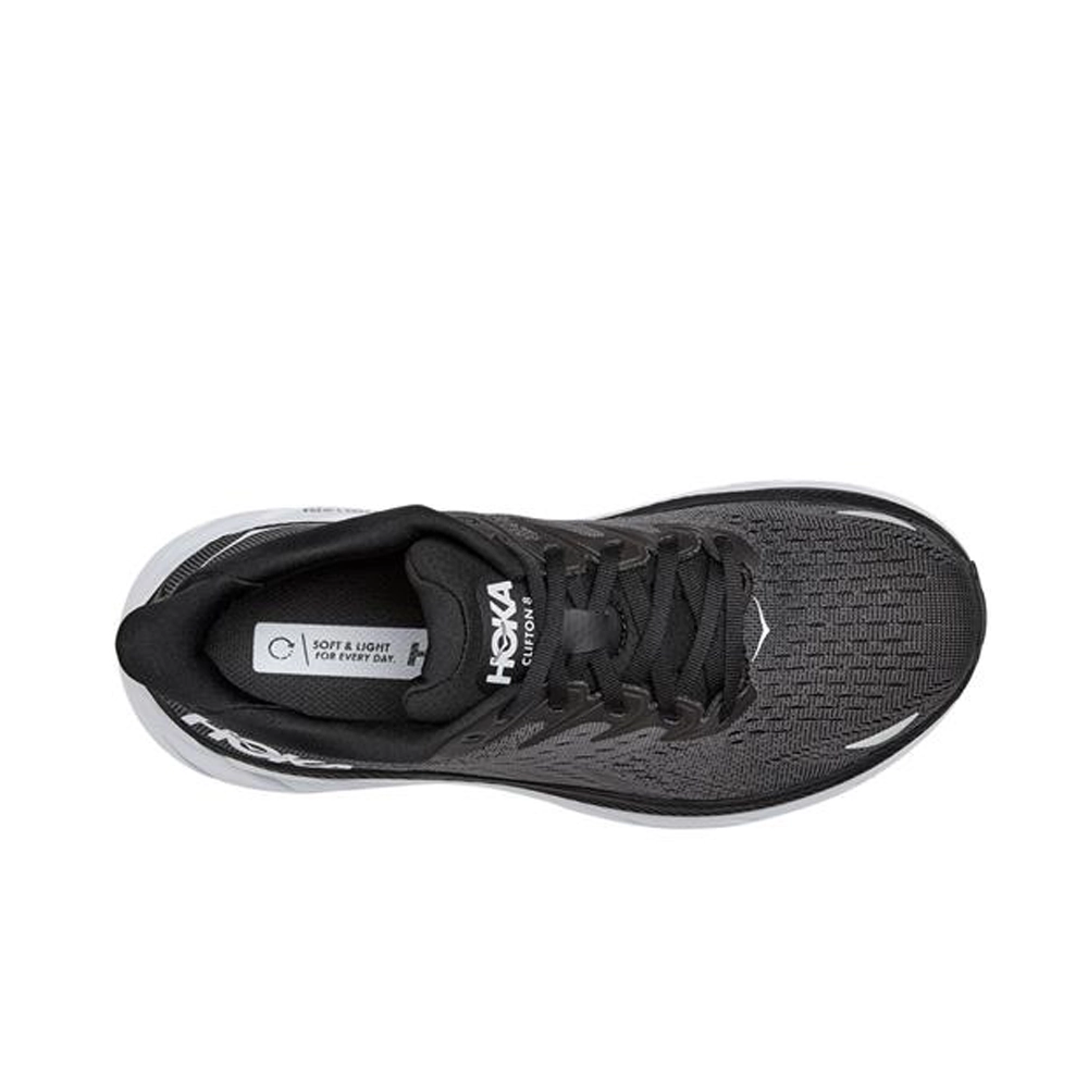 Hoka Wmns Clifton 8 Wide ‘Black White’