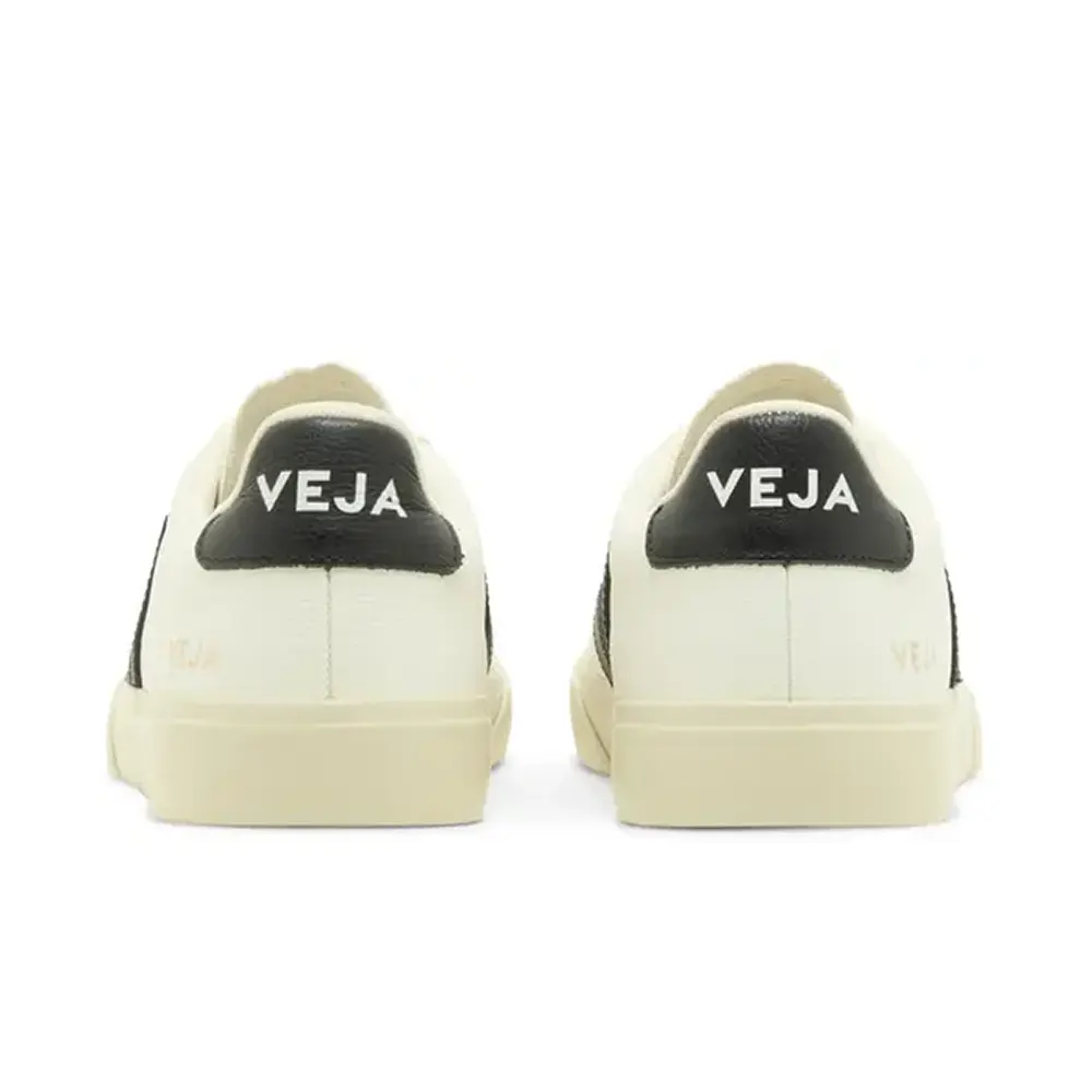 Veja Campo Leather White Black M