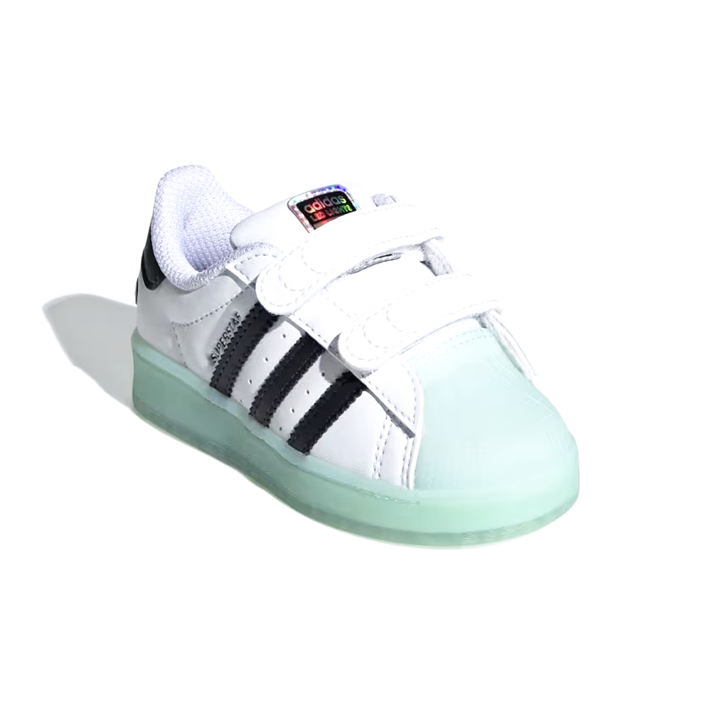 Adidas Superstar CF I ‘LED Lights – White Semi Flash Aqua’