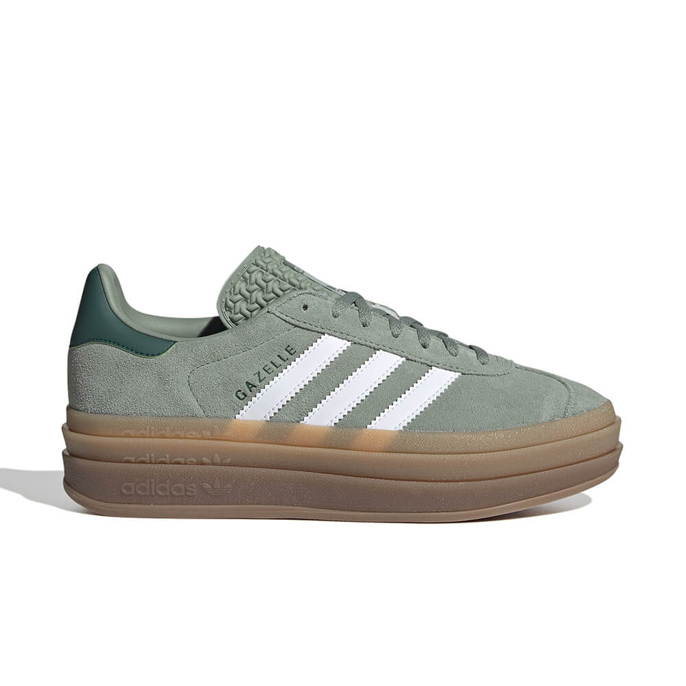 Adidas Gazelle Bold Silver Green W 1 Adidas Gazelle Bold Silver Green W