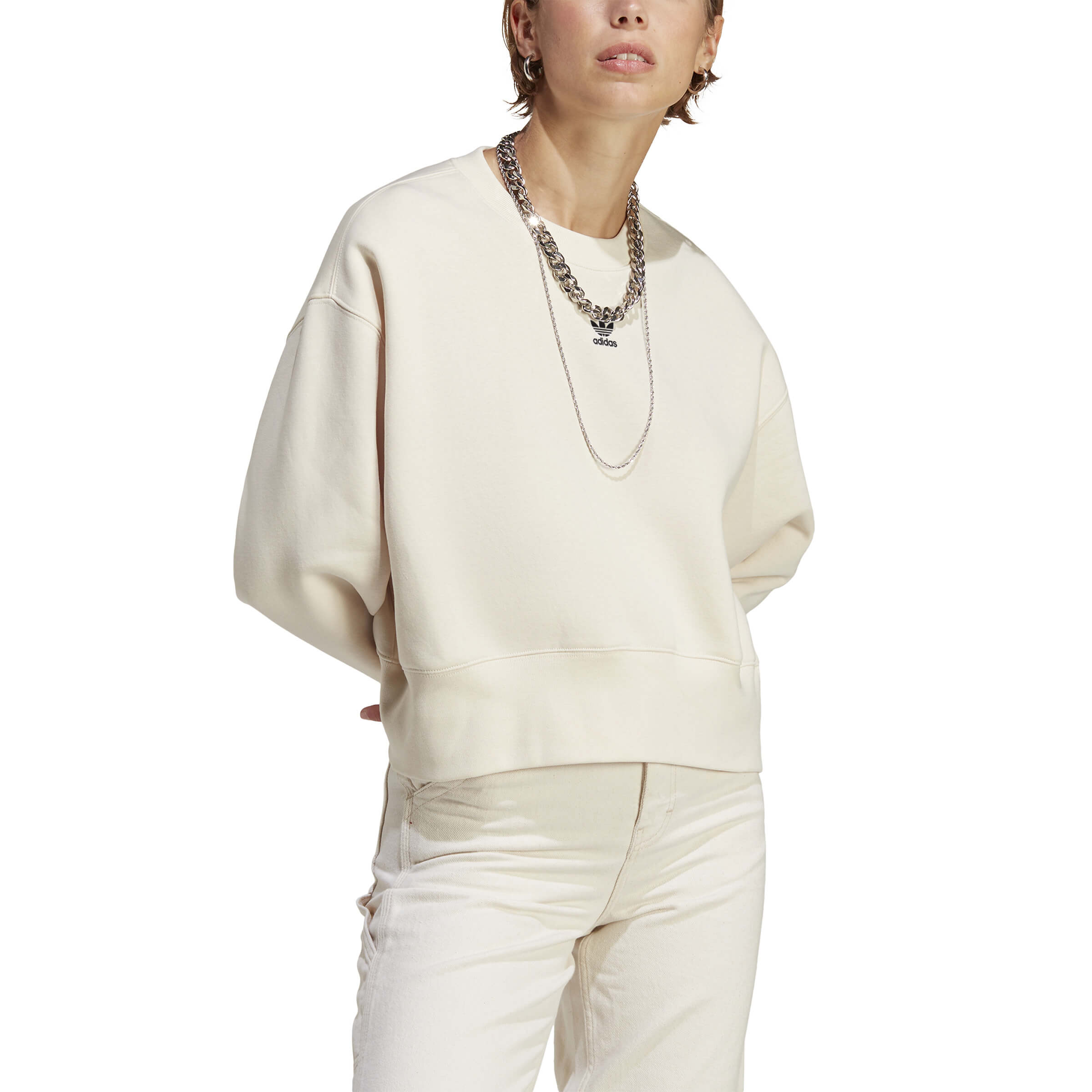 Adidas Sweat Shirt Wonder White W