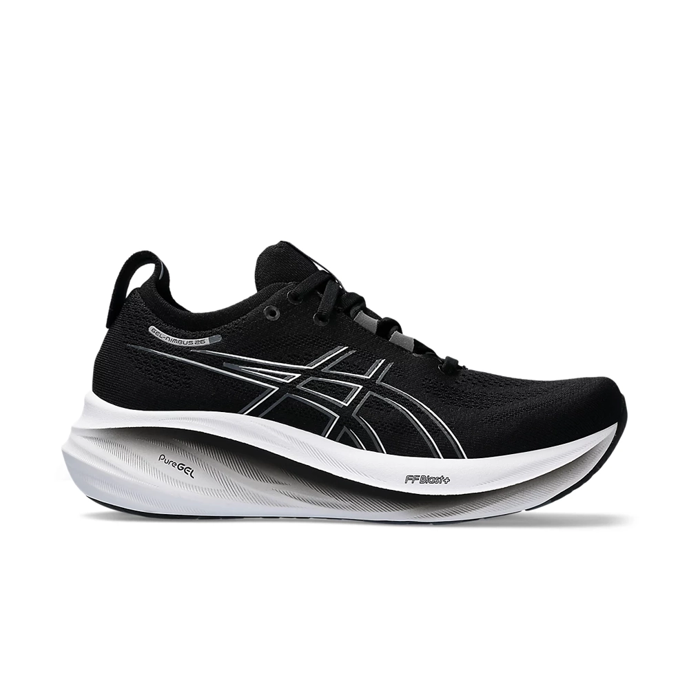 حذاء Asics Gel Nimbus 26 أسود/رمادي غرافيتي W