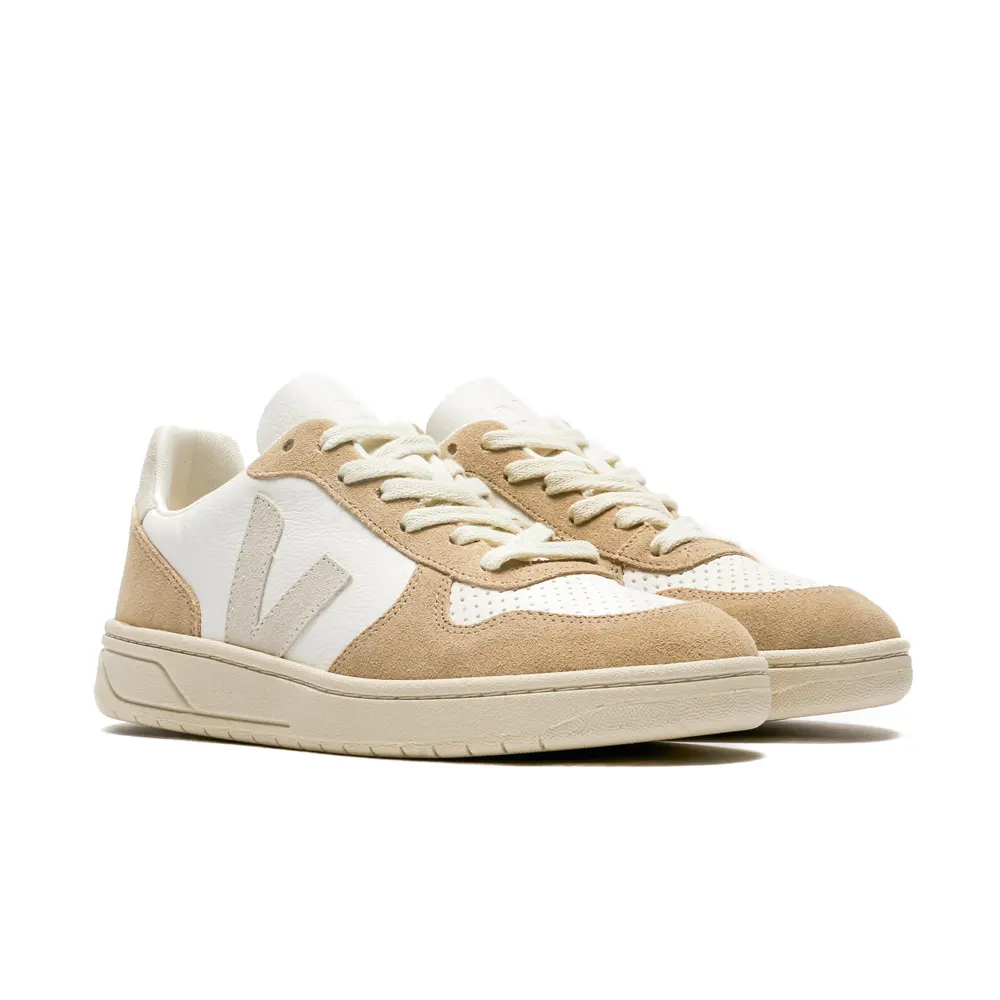 Veja V-10 White/beige W