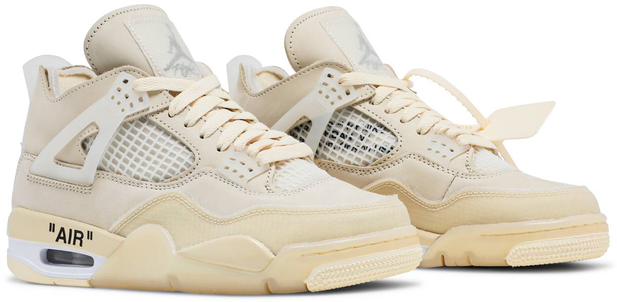 Off-White x Wmns Air Jordan 4 SP ‘Sail’