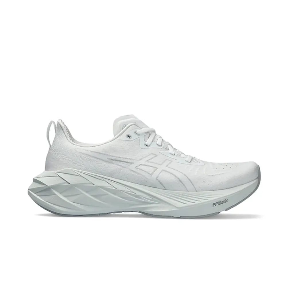 حذاء Asics Novablast 4 باللون الأبيض والأخضر الفاتح 1 حذاء Asics Novablast 4 باللون الأبيض والأخضر الفاتح