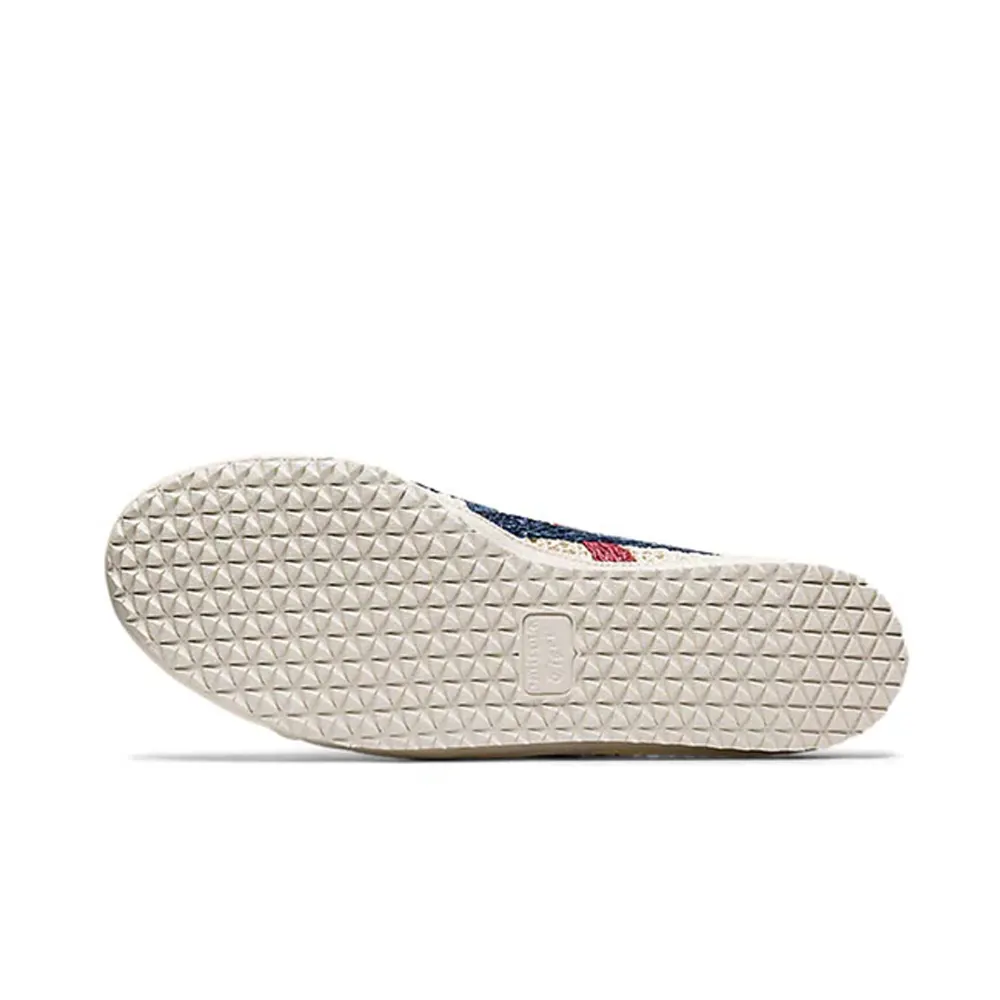 حذاء Onitsuka Tiger Mexico 66 بلون كريمي وأزرق فاتح