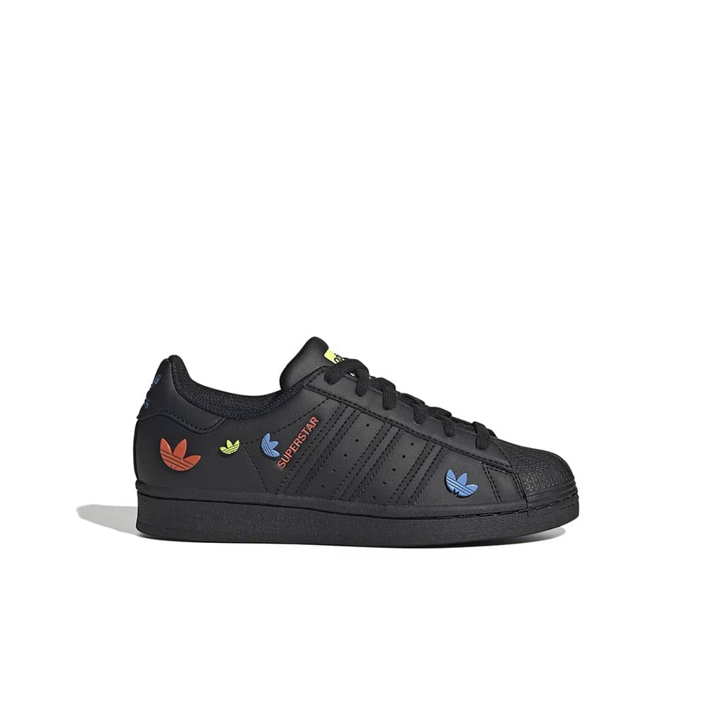 Adidas Superstar J Black/Logo