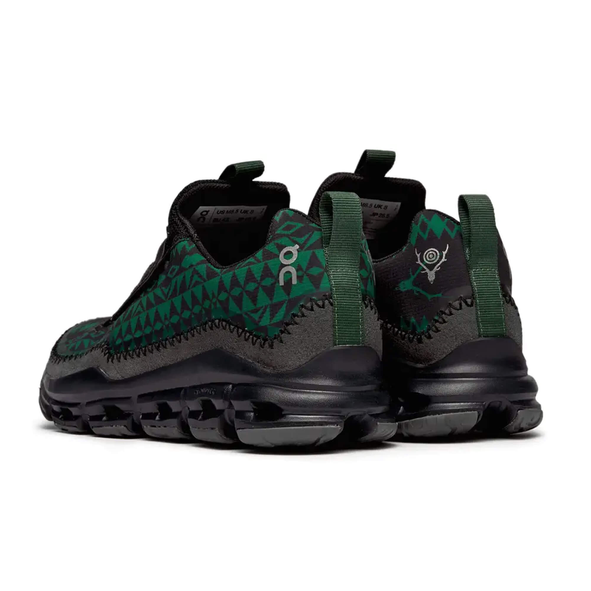 On Running Cloudaway South2 West8 Black Evergreen M