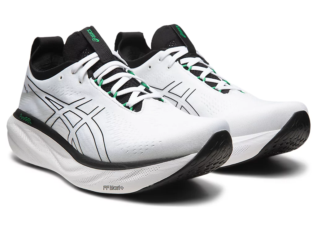 Asics Gel Nimbus 25 ‘White Black Green’