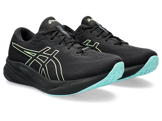 حذاء Asics Gel-Pulse15 GTX باللون الأسود والأخضر الفلوريس