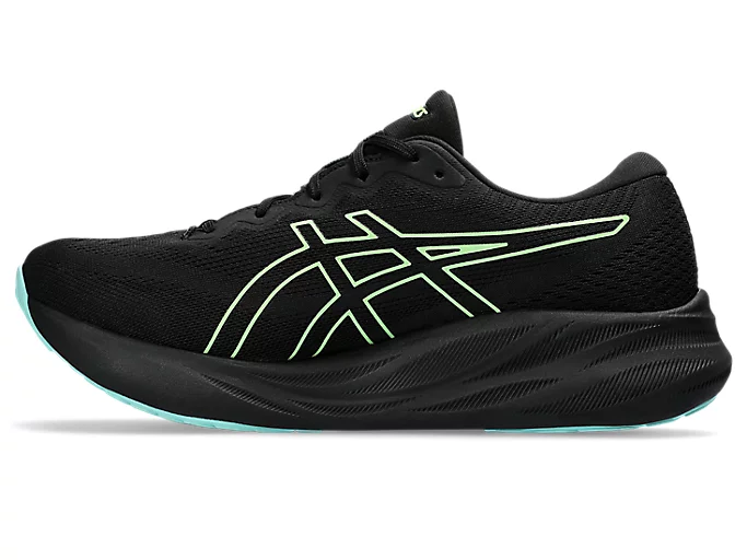 حذاء Asics Gel-Pulse15 GTX باللون الأسود والأخضر الفلوريس