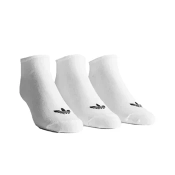 Adidas Socks Trefoil Liner White Black