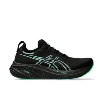 حذاء Asics Gel-Nimbus26 باللون الأسود/الأزرق الهادئ