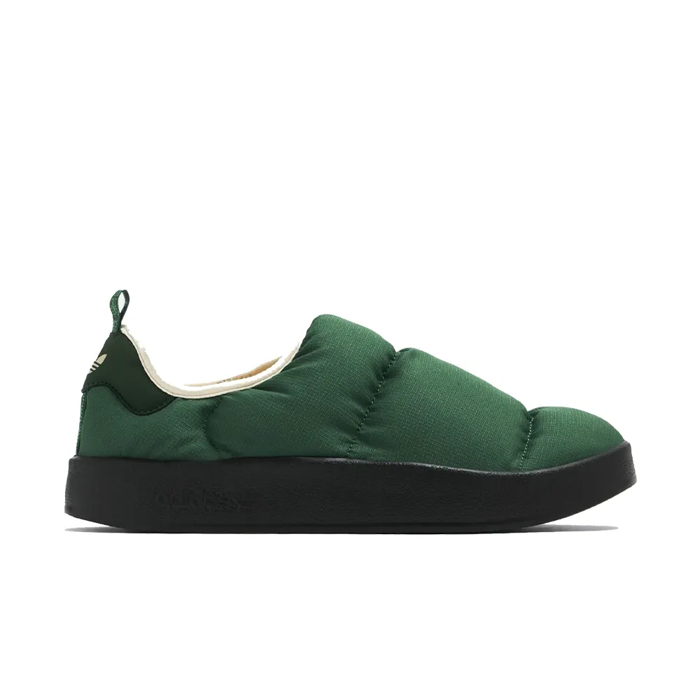 Adidas Puffylette Drkgrn Cblack Sanstr 1 Adidas Puffylette Drkgrn Cblack Sanstr