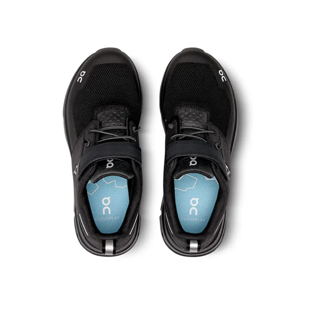 On Running On Cloud Play Kids All Black