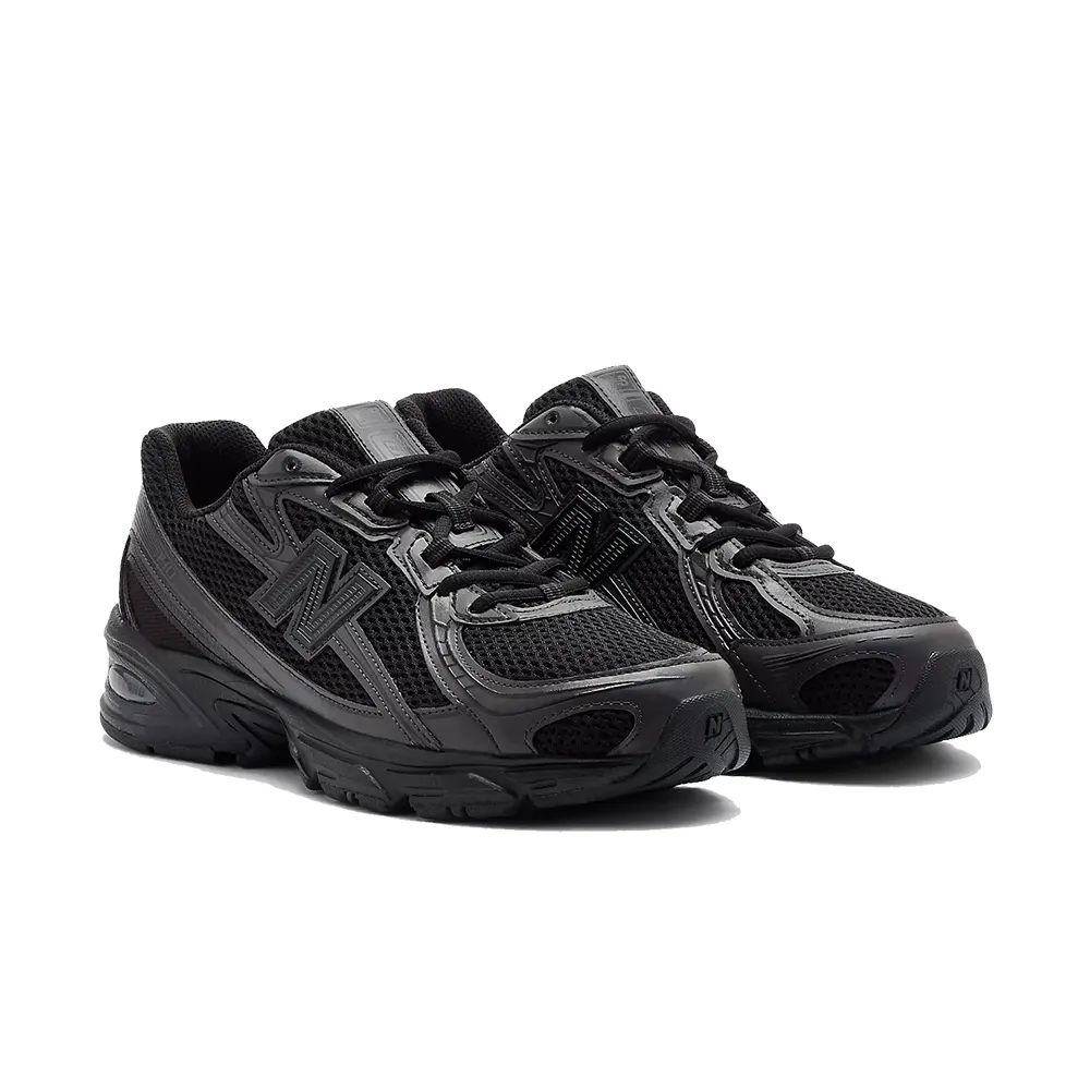 New Balance 740 Black with Black Cement
