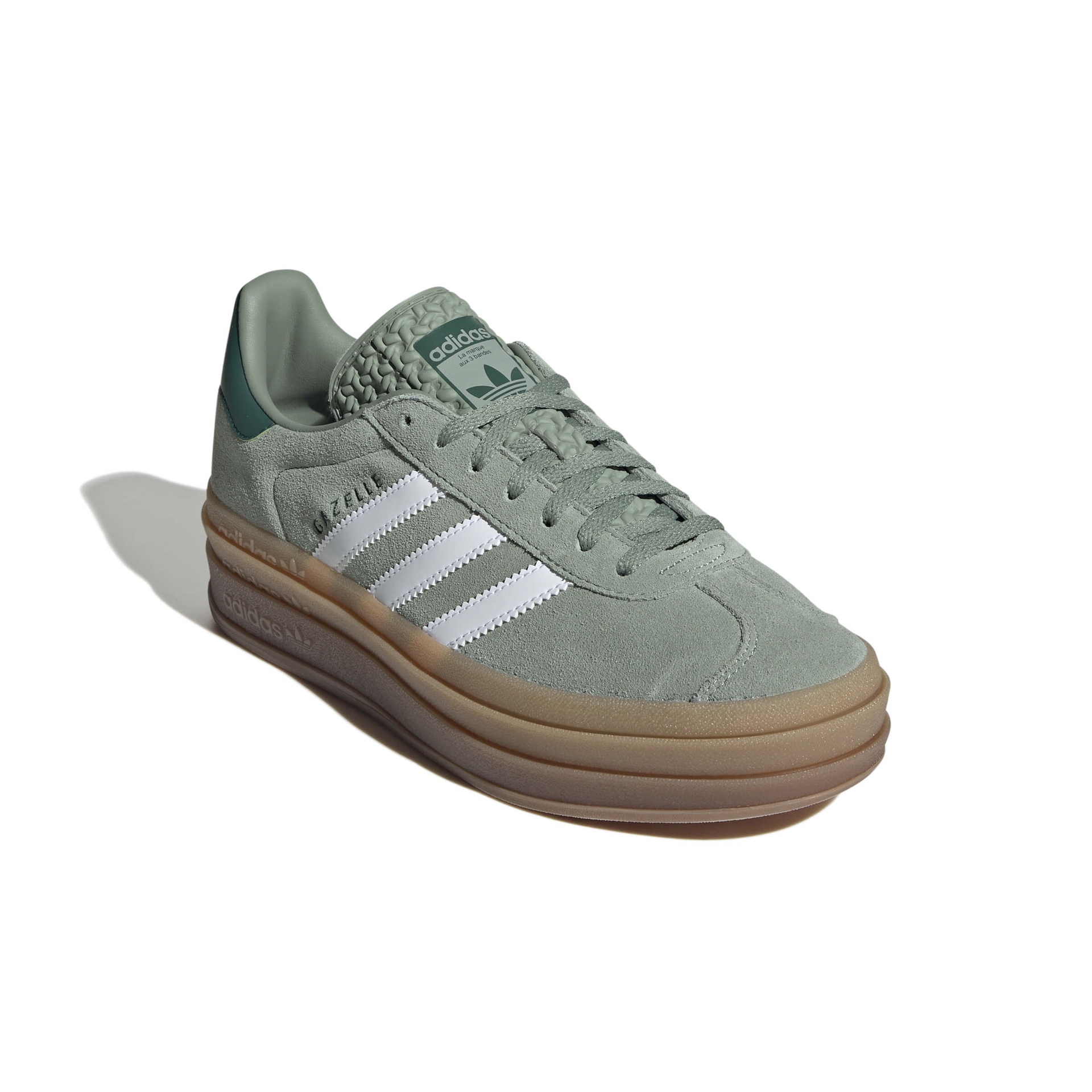Adidas Gazelle Bold Silver Green W