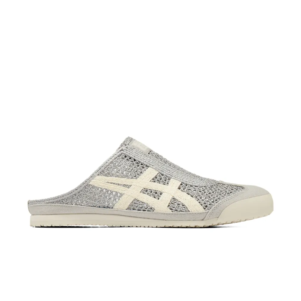 Onitsuka Tiger MEXICO 66 SABOT باللون الفضي/الكريمي