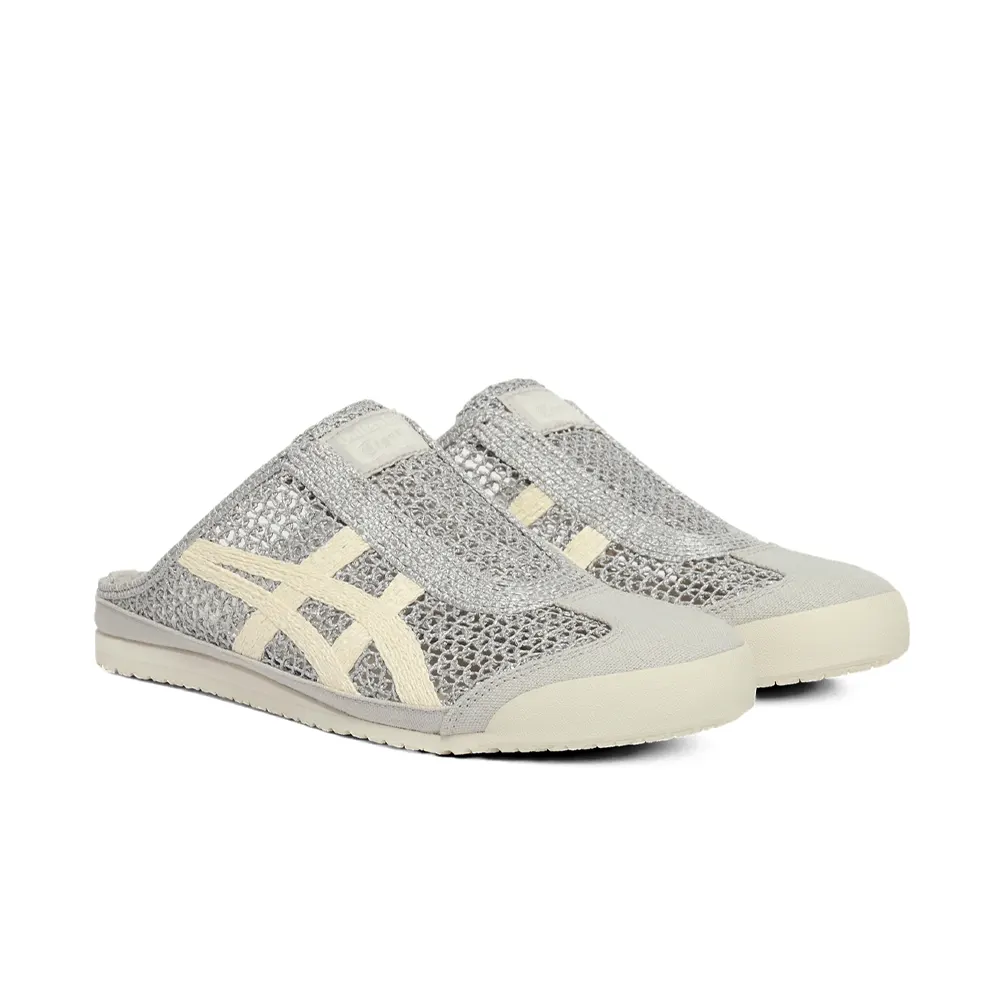 Onitsuka Tiger MEXICO 66 SABOT باللون الفضي/الكريمي