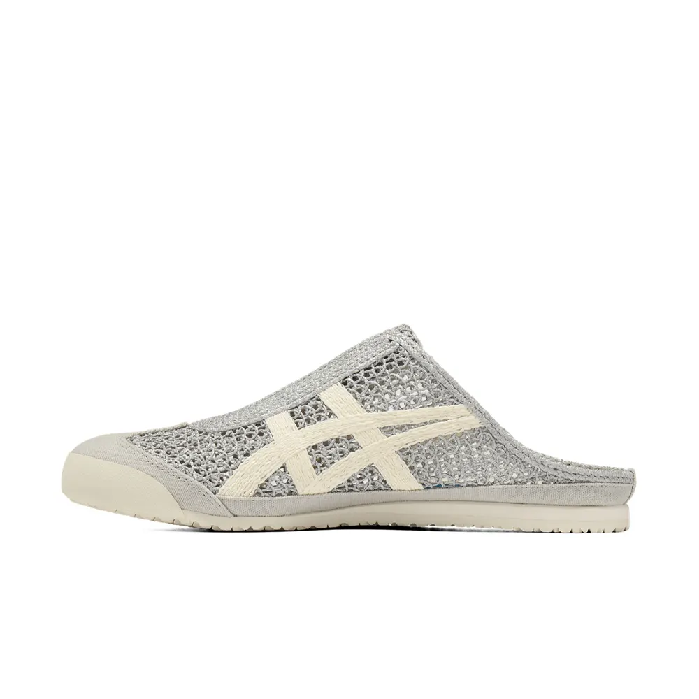 Onitsuka Tiger MEXICO 66 SABOT باللون الفضي/الكريمي